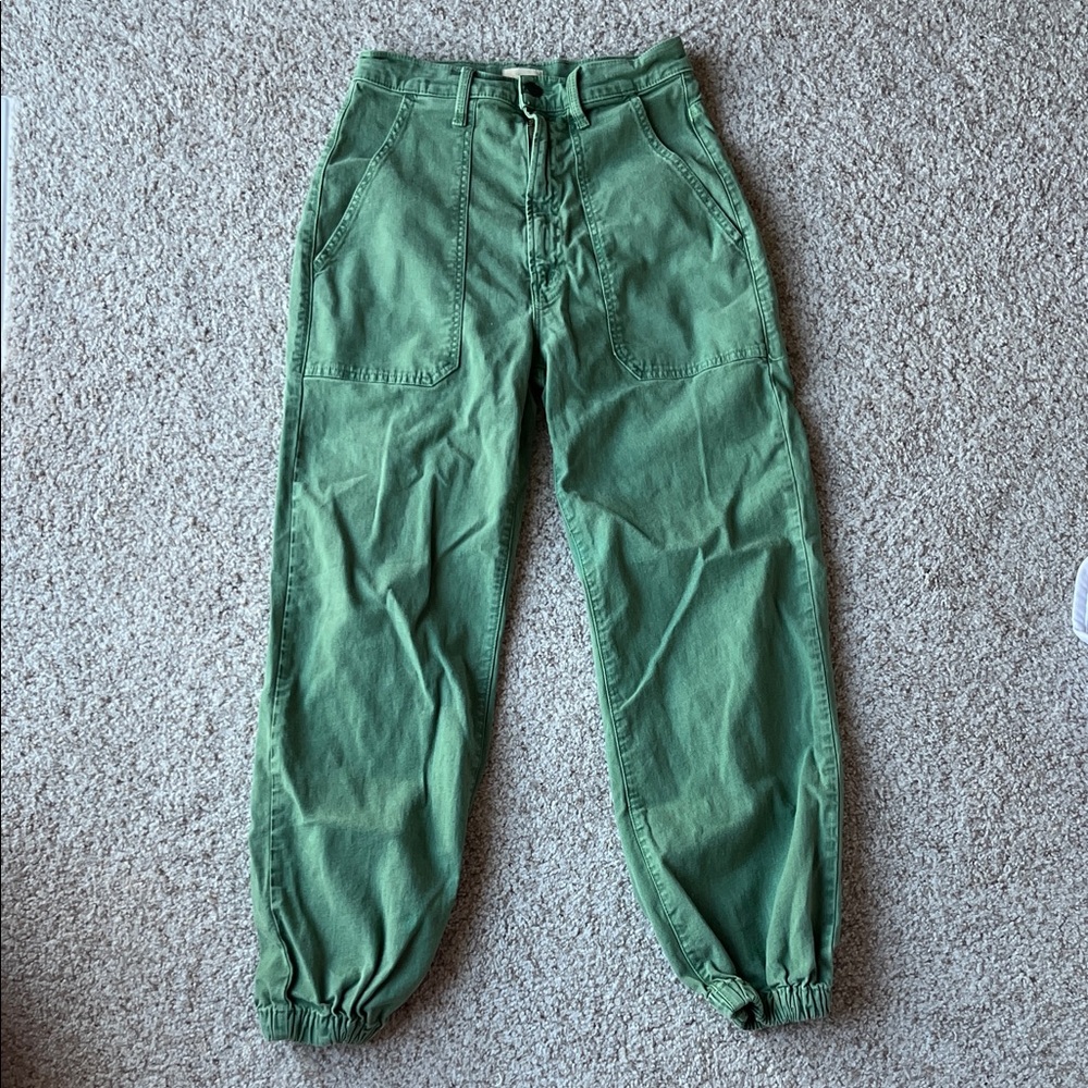 Mother Wrapper Patch Springy Ankle Pants - image 2